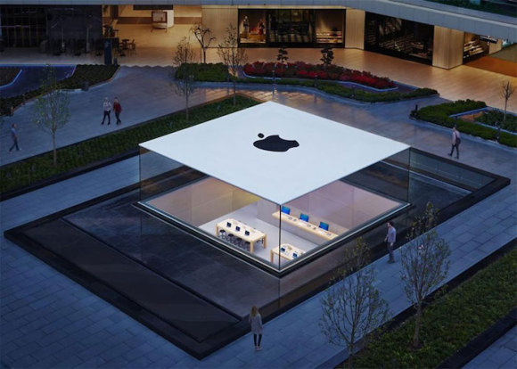 新一代苹果体验店亮相旧金山 据说这是未来苹果店的改造模板 界面新