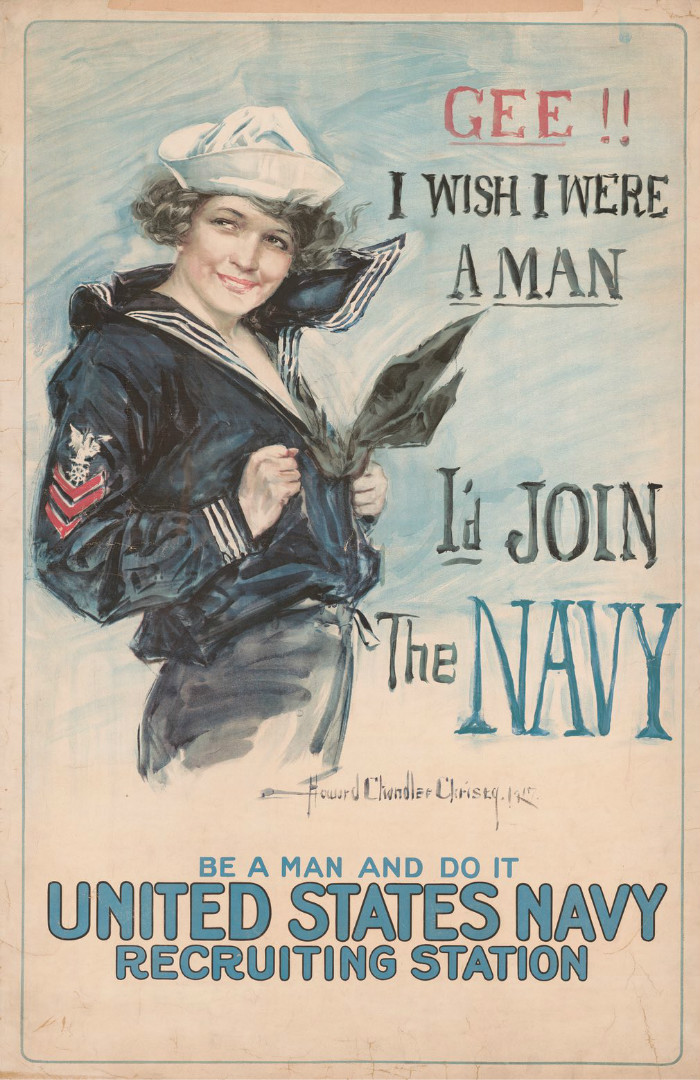参加一战百年 美国国会图书馆展出了当年的征兵海报