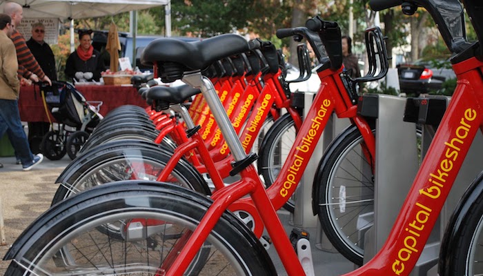 华盛顿的红色旋风 感受共享单车的美式风情|界