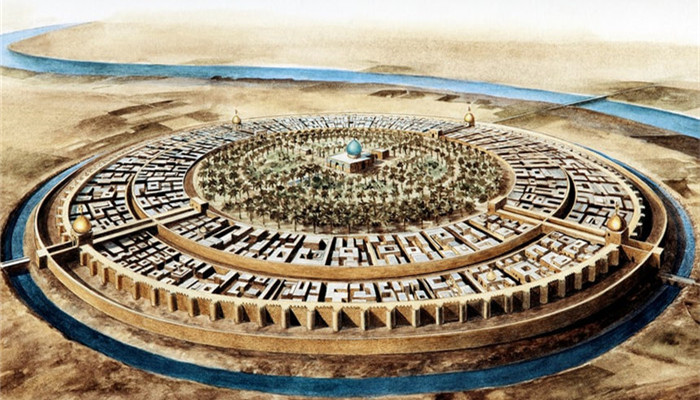 据史料记录,全部巴格达的城市计划任务都由哈里发亲身完成.