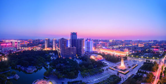 唐山城市夜景图   注明:图片来源于网络