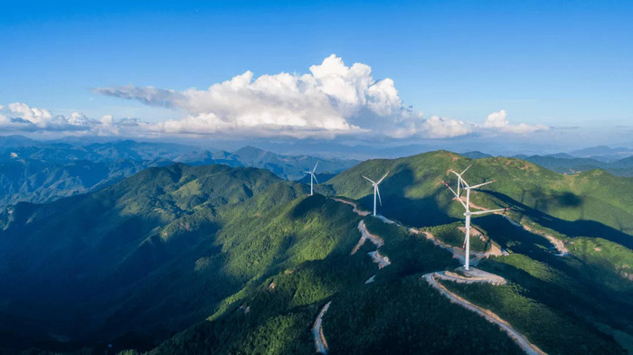 浙江丽水双苗尖风电场(图源:浙江在线)