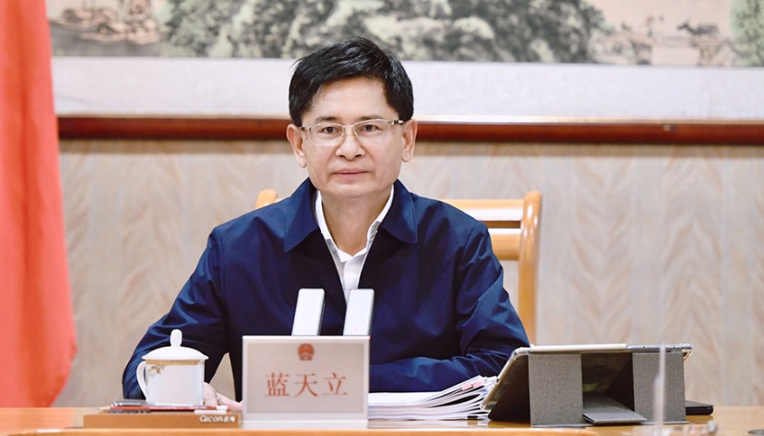 广西壮族自治区政府主席蓝天立任上被查，系今年第4个正部级“老虎”