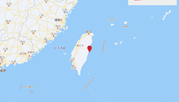 台湾花莲县海域发生4.2级地震，震源深度8千米
