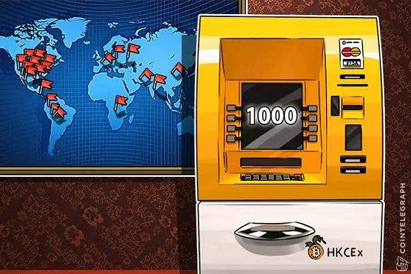 比特币新纪录:全球线下ATM机已超1000台|界面