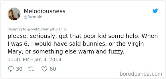 老师让一年级的小朋友猜谜语,得到的答案令人