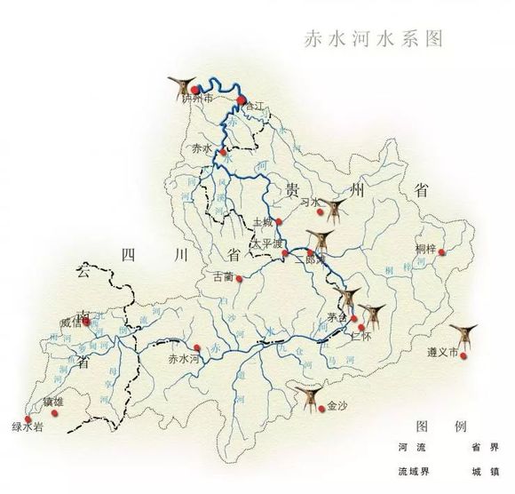 提起赤水河总是想起红军"四渡赤水" 可对于爱贪一杯的人来说 它早就