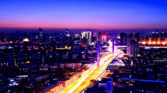 郑州城市夜景图