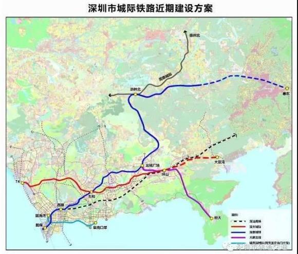 深惠城际线路站点首次曝光,以后这些地方都可以坐城剂列车!