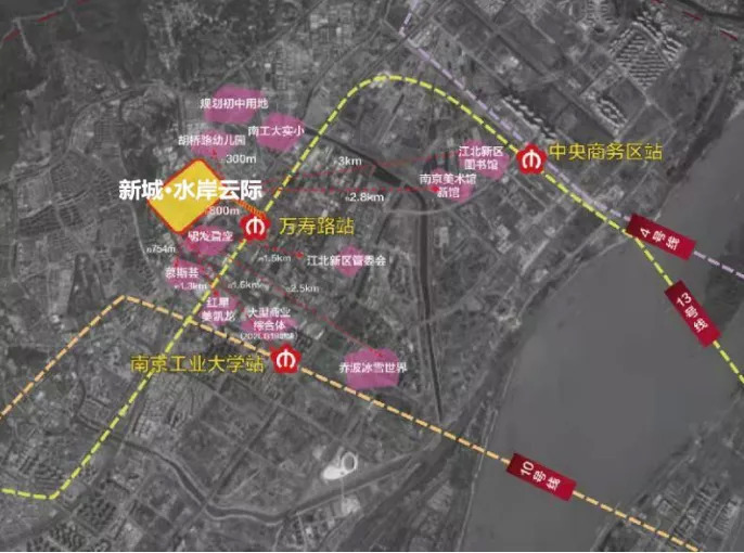 独占江北新区区位优势,地段优越  项目同处江北直管区跟自贸区范围内