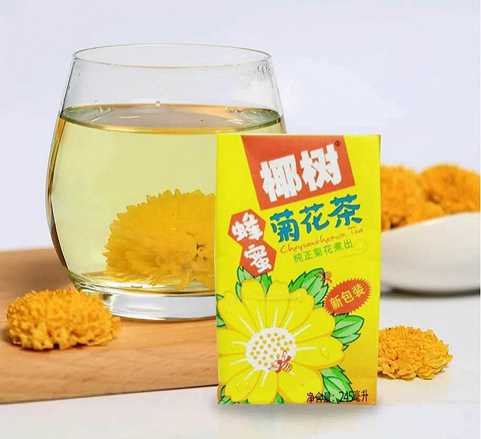 椰树牌蜂蜜菊花茶.图片来源:椰树