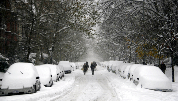 美国东部暴雪 图片来源:网络