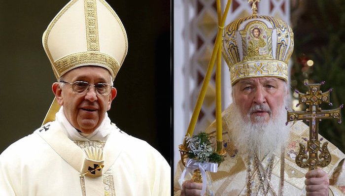 弥合千年分歧 罗马教皇与俄东正教大牧首