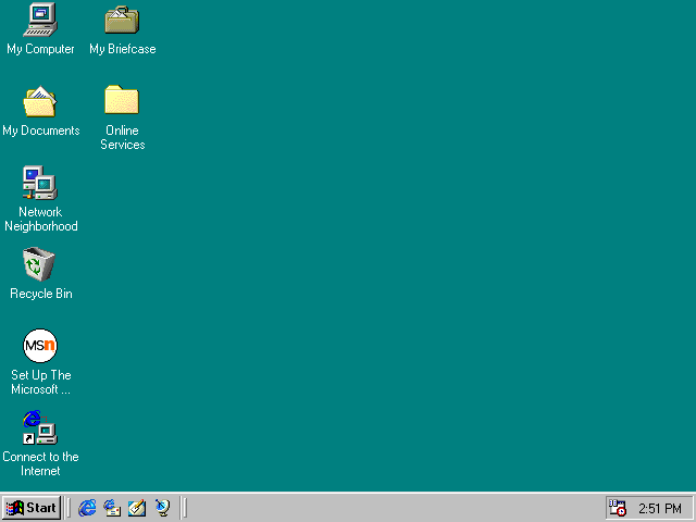 windows98桌面图标图片