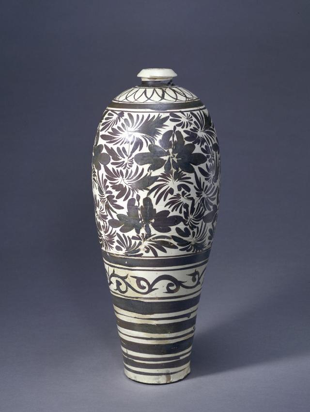 中国美術 花瓶 磁州窯 アンティーク 101 - 工芸品