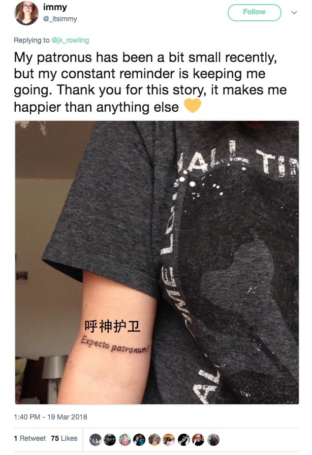 原来《哈利61波特》曾经救过这么多人,愿你的守护神一直坚强