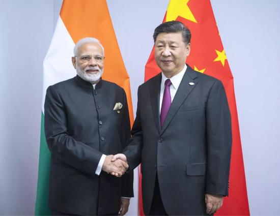 ——会见印度总理莫迪，这是两位领导人今年第四次会晤。