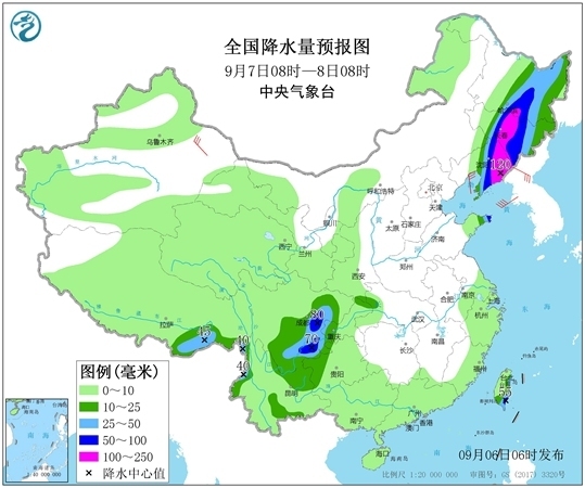台风“玲玲”东北狂洒水 华西秋雨再发力