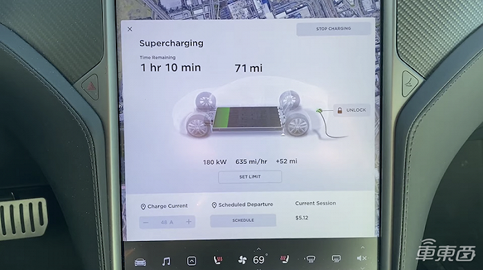 车主实测！2019款特斯拉Model S充电功率升至180kW，感谢OTA