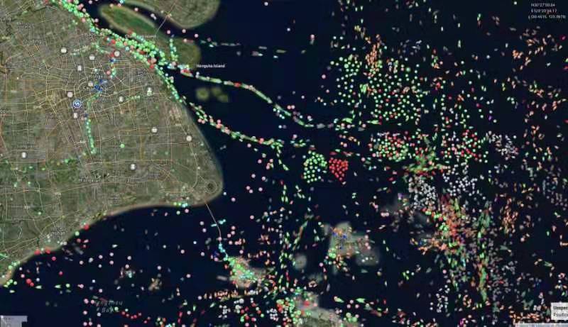 来源：Marinetraffic网站