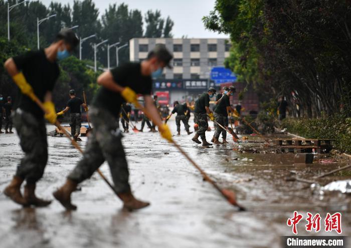 河北涿州：排涝清淤、消杀等工作持续进行中