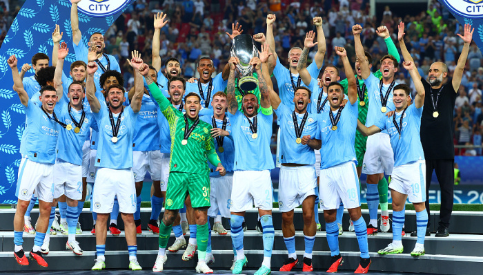 曼城首夺欧洲超级杯，年度第四冠剑指全球价值第一