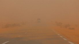 今春首次跨境傳輸型沙塵天氣來襲，京津冀等11省份現揚沙或浮塵天氣
