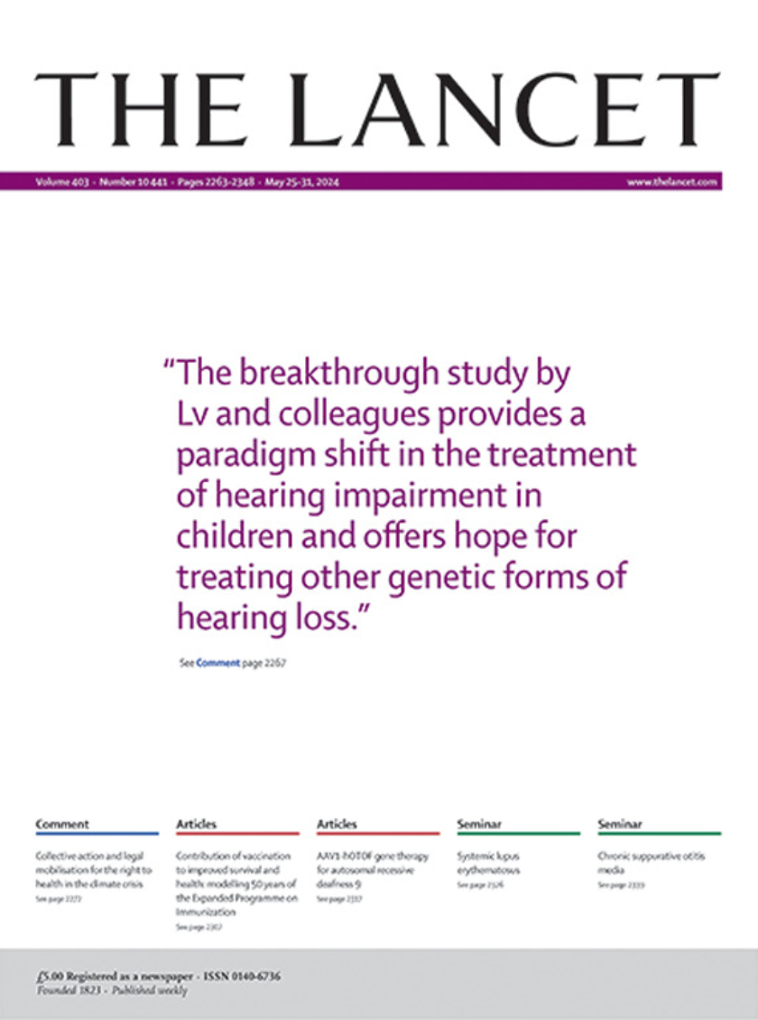 首个遗传性耳聋基因疗法最新进展：已有12名儿童接受治疗，多人已能讲完整句子|界面新闻