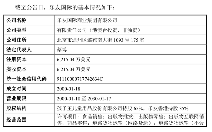 溢价超两倍！“母婴零售第一股”孩子王砸5.6亿元真金白银，收购乐友国际剩余35%股份