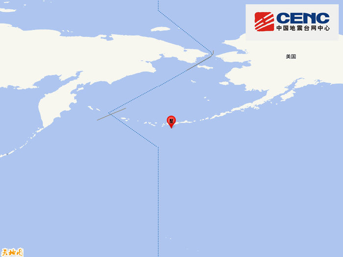 安德烈亚诺夫群岛发生6.0级地震，震源深度20千米