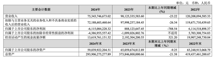 金地集团2024年净利润亏损61亿，顺利渡过偿债高峰