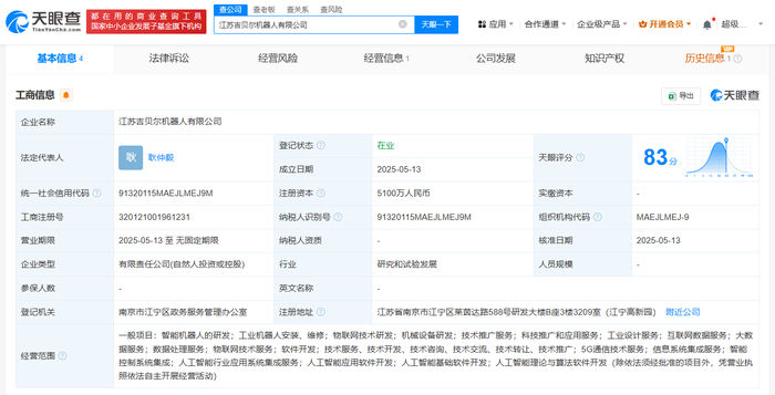 吉贝尔药业携手多家企业 共注资5100万成立机器人新公司