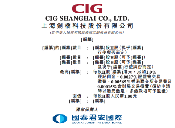 剑桥科技通过港交所上市聆讯快讯发布