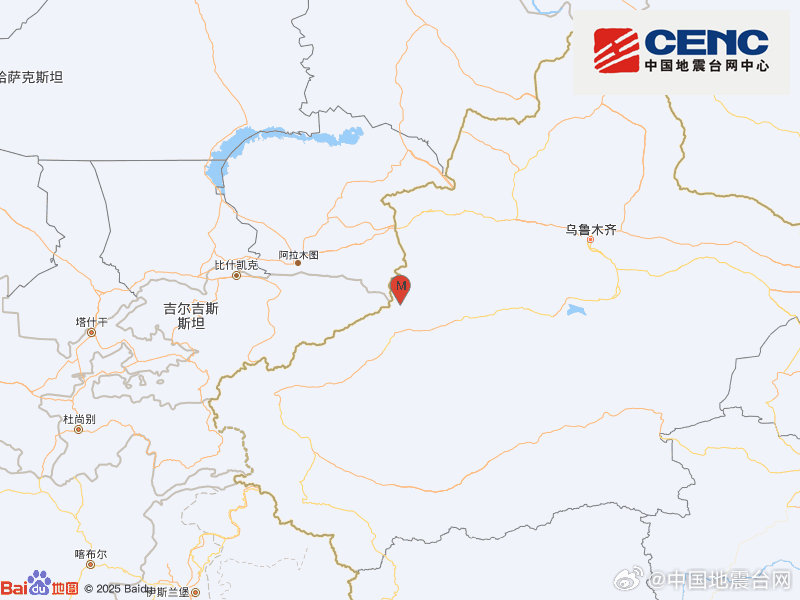 新疆阿克苏地区温宿县发生地震，震级3.0级，震源深度10千米