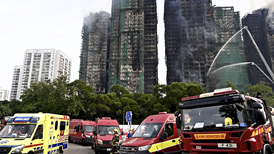 香港大埔火灾已全部受控，火灾已致55死76伤