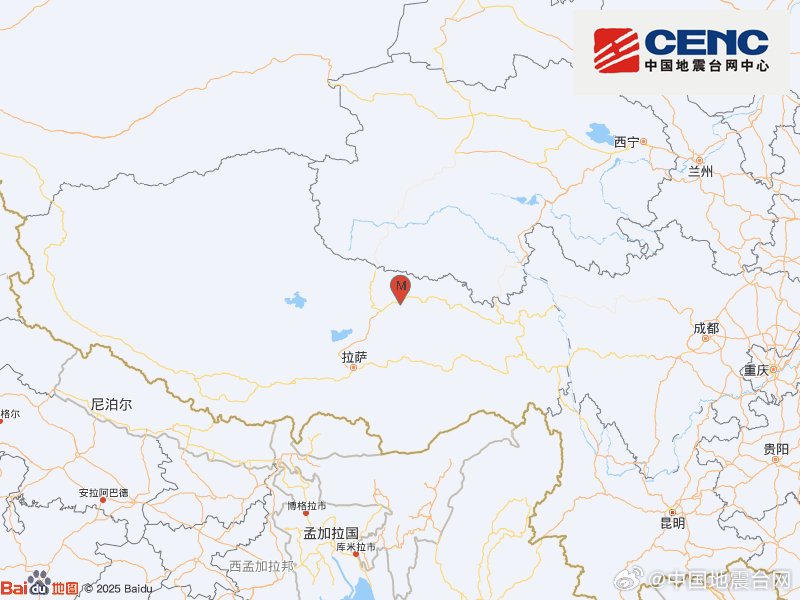 搜狐订阅:本来生活礼金卡-西藏那曲市比如县发生4.9级地震，震源深度10千米