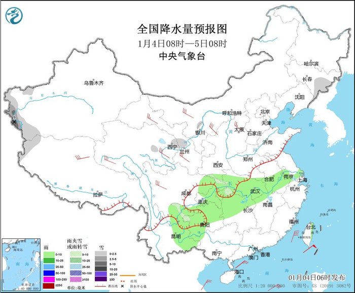 中央气象台：近期全国大部干燥少雨雪，6日起将有冷空气影响我国|界面新闻 · 快讯