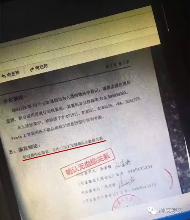 报告结果已出