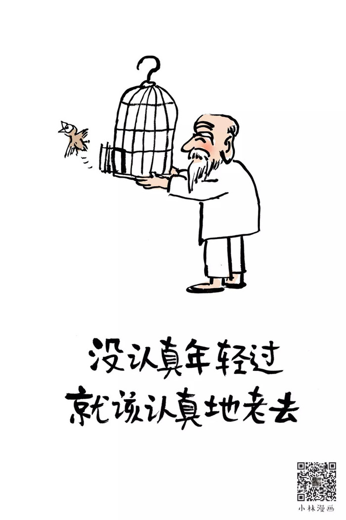 小林漫画当你老了图片图片