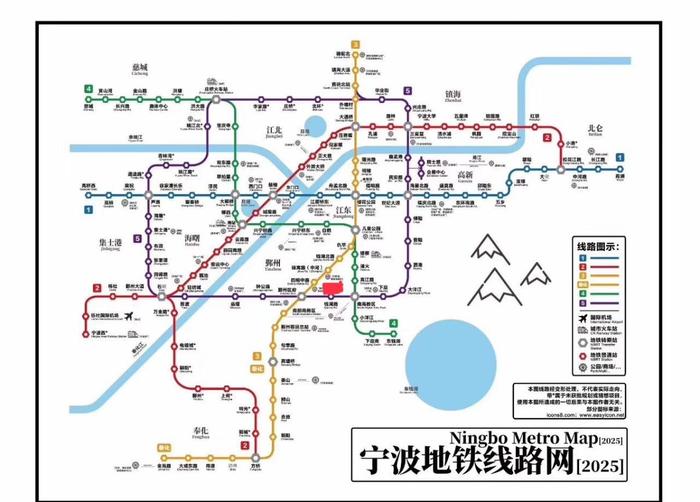 宁波地铁六号线规划图图片