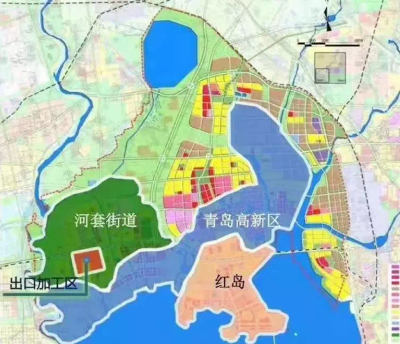青岛高新区范围图片