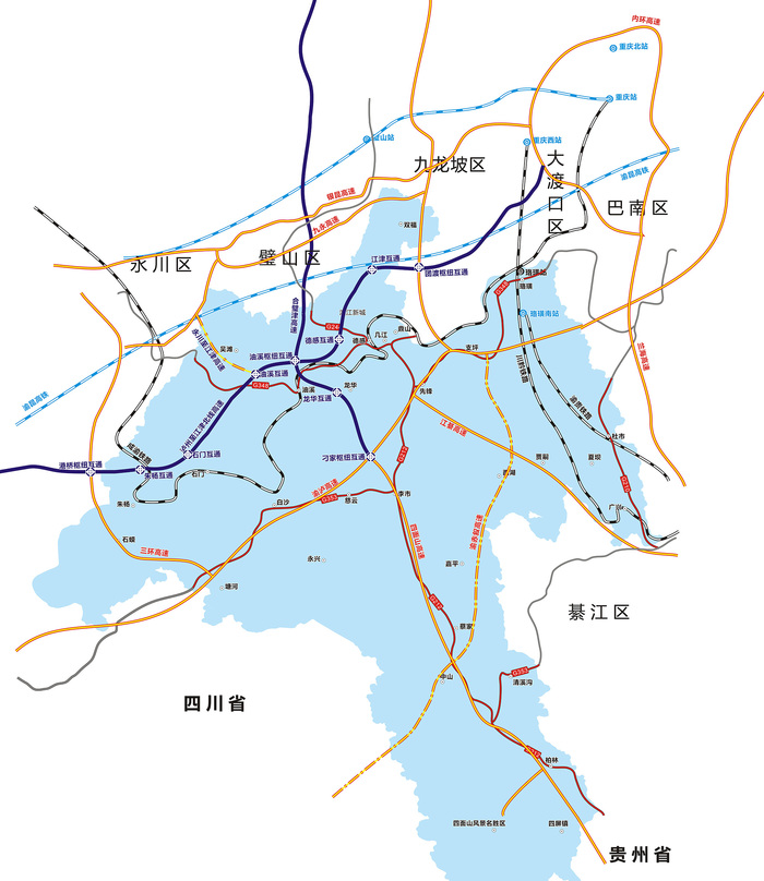 川渝再添交通大動脈江津至瀘州北線高速公路開工