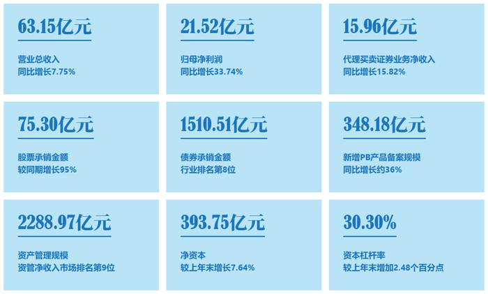 2020上半年,公司營業收入63.15億元,同比增長7.75%;歸母淨利潤21.