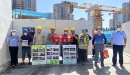 西安高新交警走进工地“送”安全