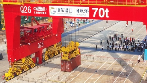日照港技术比赛开幕式