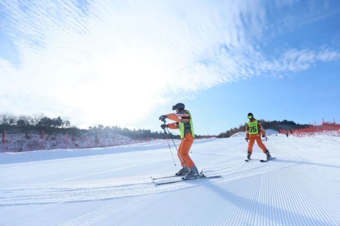 青岛世博园滑雪图片
