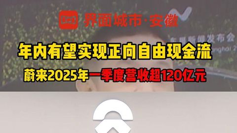 蔚来2025年一季度营收超120亿元