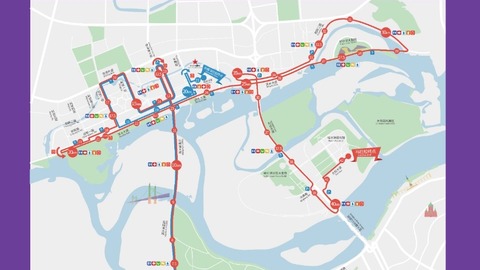 速看！哈马赛道路线图、起终点布局图发布